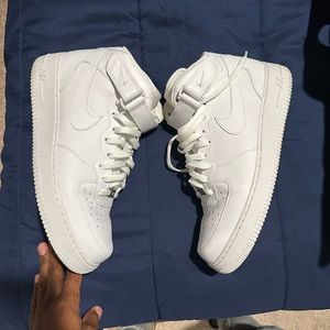 Nike AF1 Mid Triple White size 12; Comes with original box